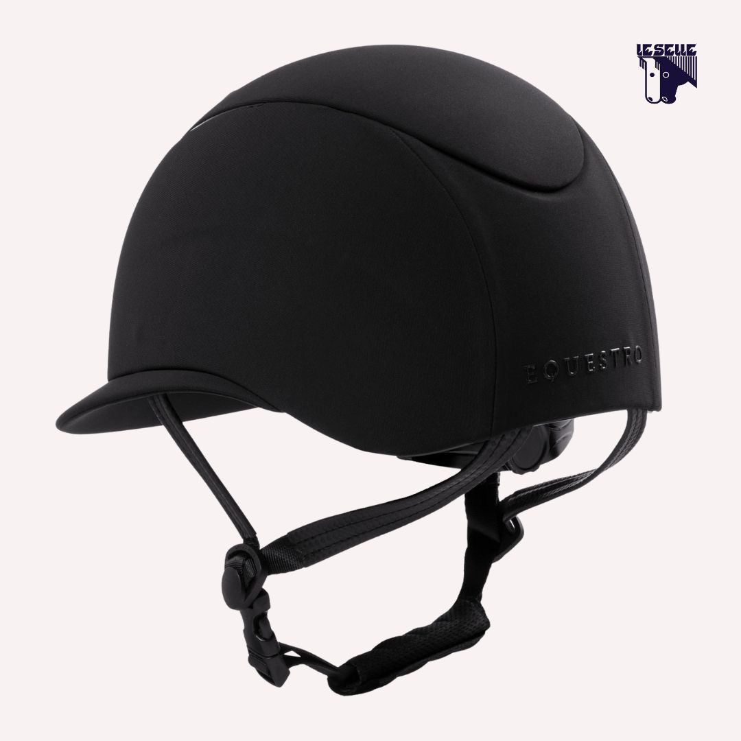 CAP EQUESTRO LOGO EMBOSSED - NERO