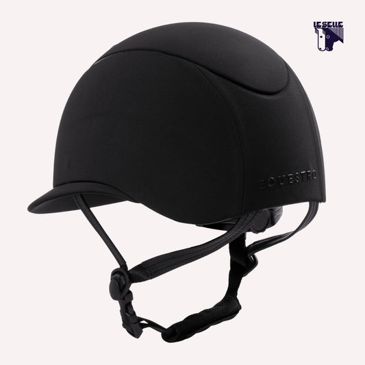 CAP EQUESTRO LOGO EMBOSSED - NERO