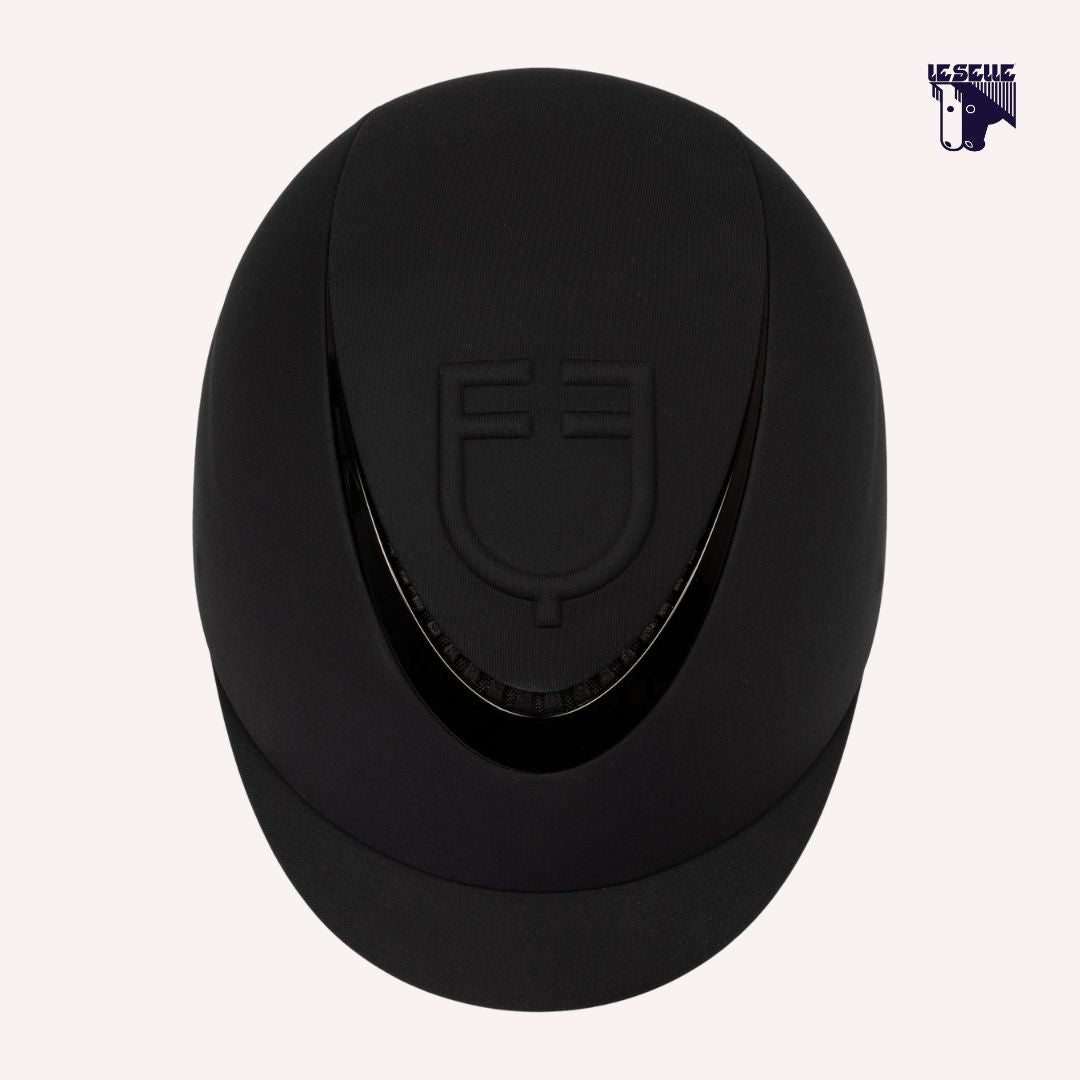CAP EQUESTRO LOGO EMBOSSED - NERO