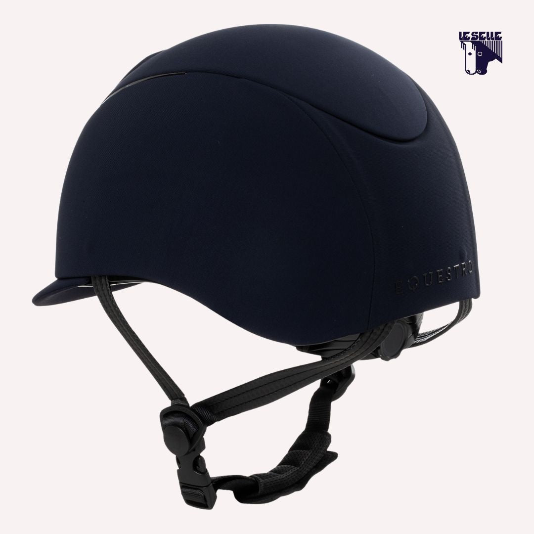CAP EQUESTRO LOGO EMBOSSED - BLU