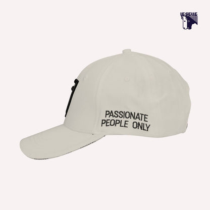 EQUESTRO CAP WHITE AND ORANGE