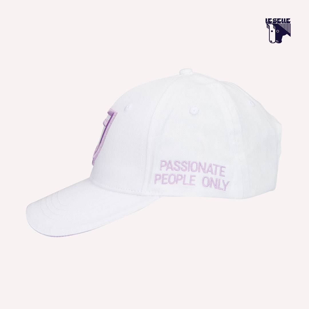 EQUESTRO CAP WHITE AND ORANGE