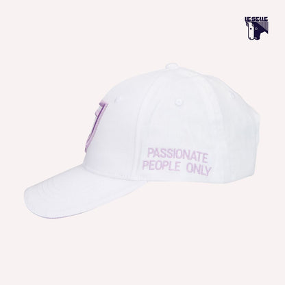 EQUESTRO CAP WHITE AND ORANGE