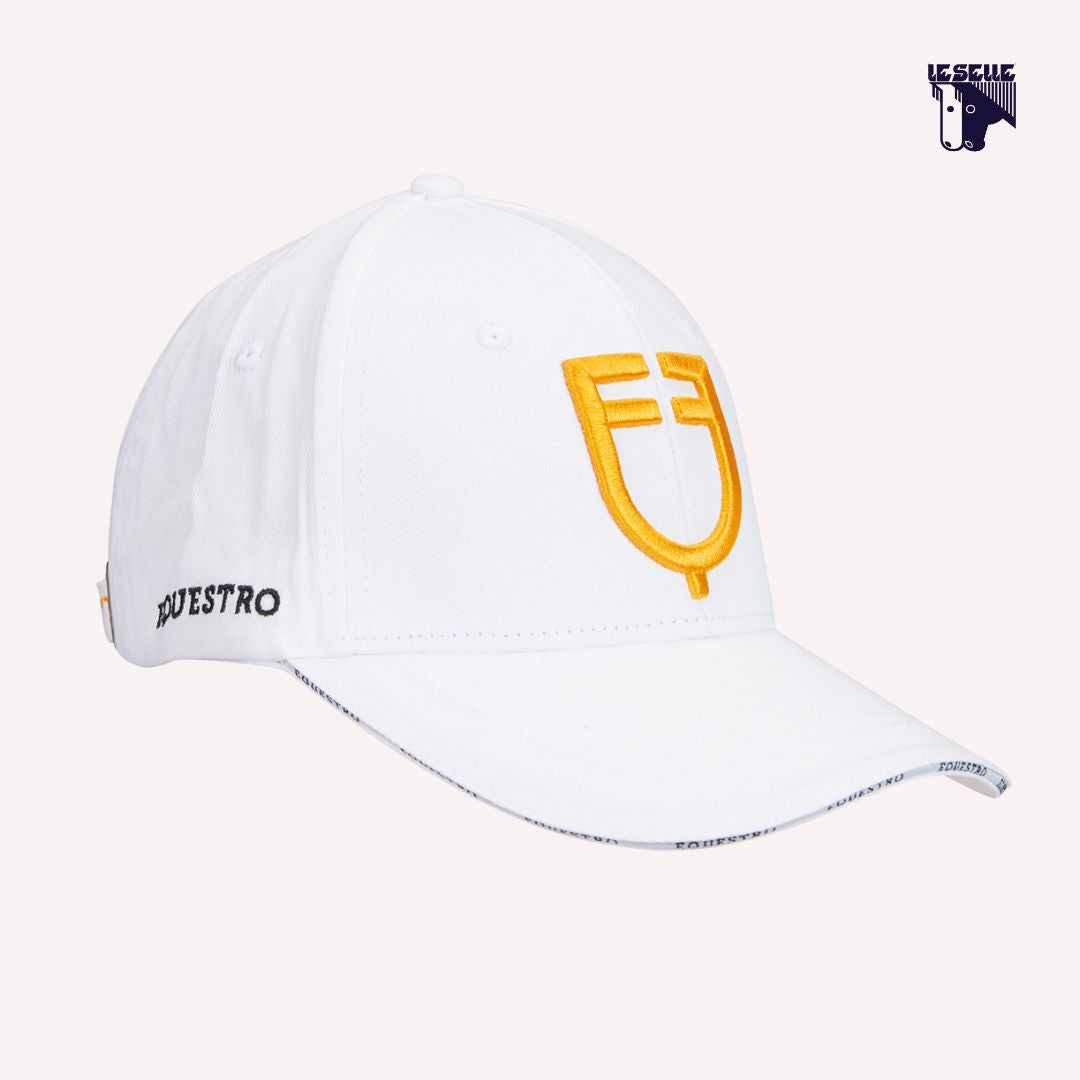 EQUESTRO CAP BIANCO E GIALLO