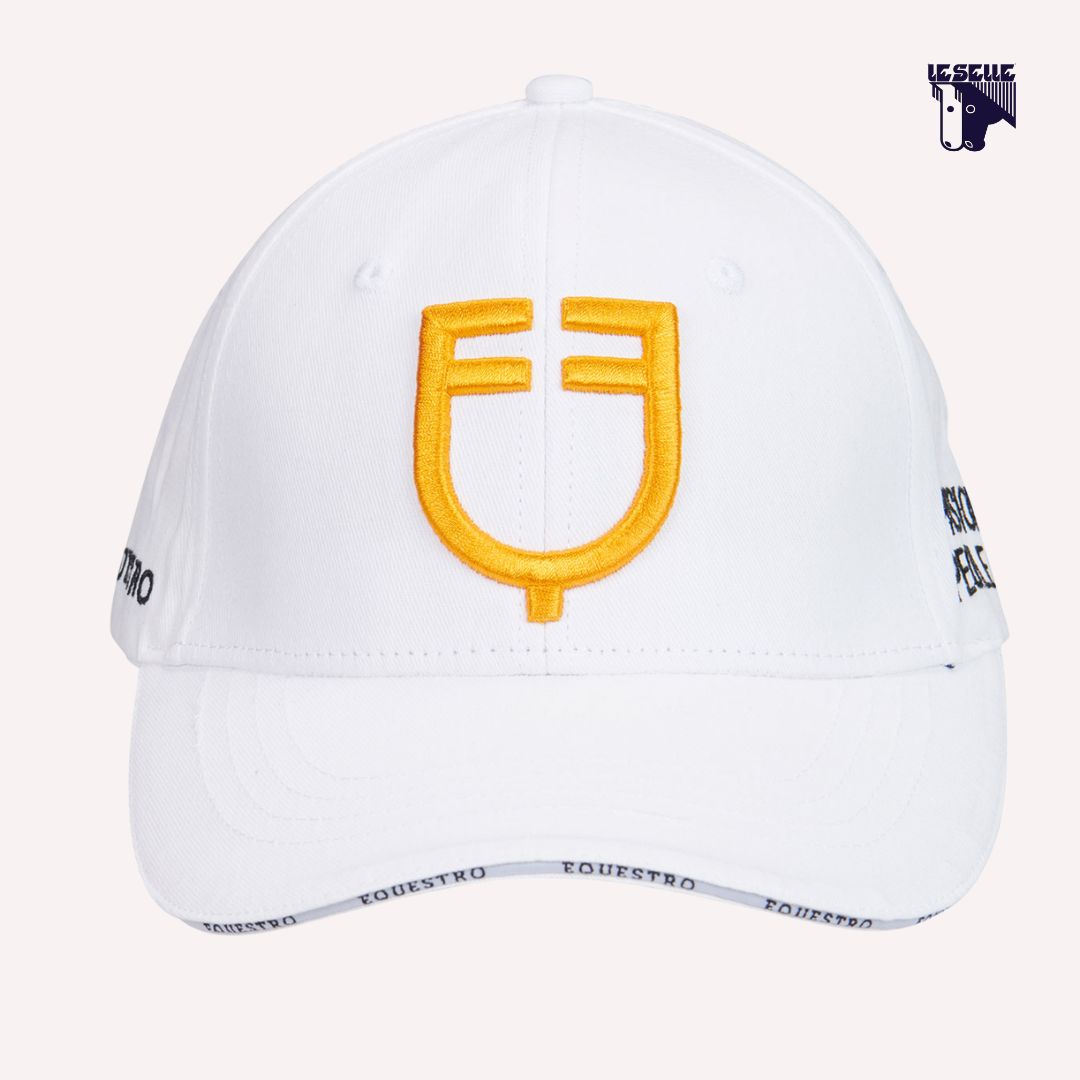 EQUESTRO CAP BIANCO E GIALLO
