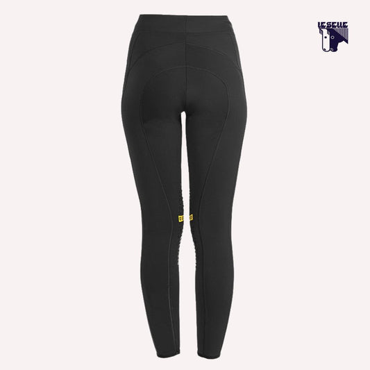LEGGINGS EQUESTRO KAO - NERO E GIALLO