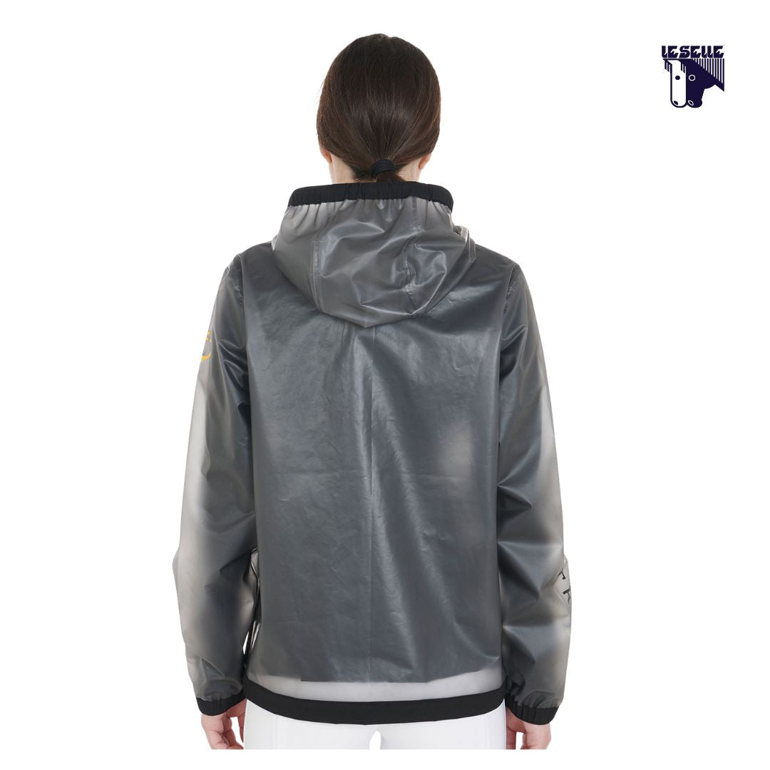IMPERMEABILE EQUESTRO DONNA - GRIGIO TRASPARENTE