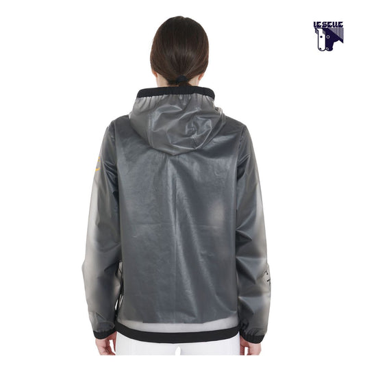 IMPERMEABILE EQUESTRO DONNA - GRIGIO TRASPARENTE
