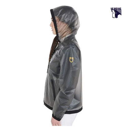 IMPERMEABILE EQUESTRO DONNA - GRIGIO TRASPARENTE