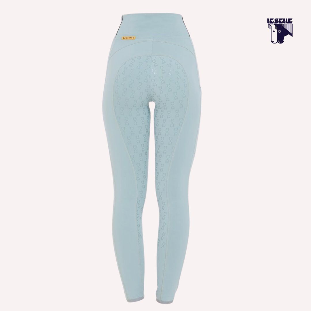 LEGGINGS EQUESTRO - AZZURRO