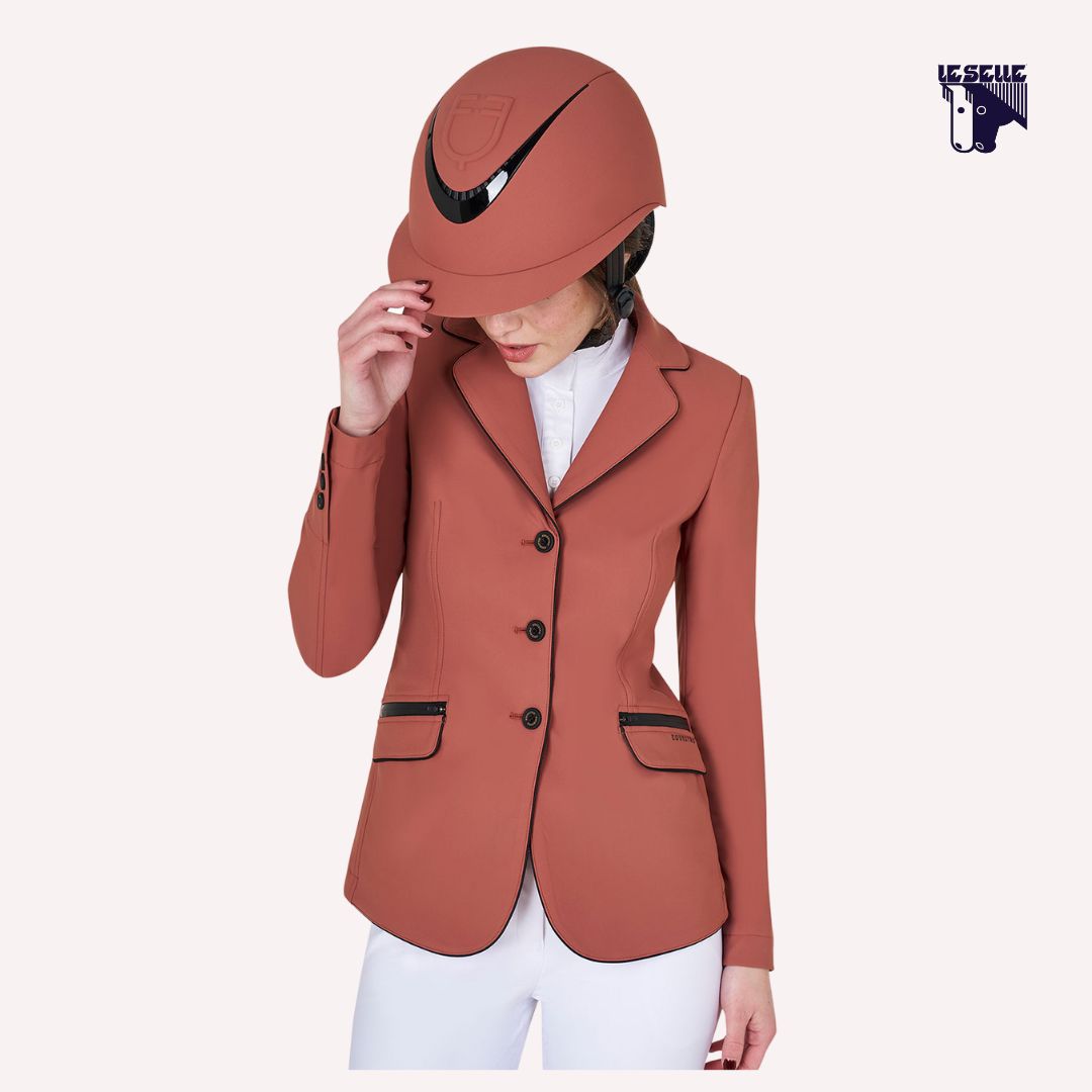 GIACCA EQUESTRO DA CONCORSO TECNOSTRETCH - MATTONE