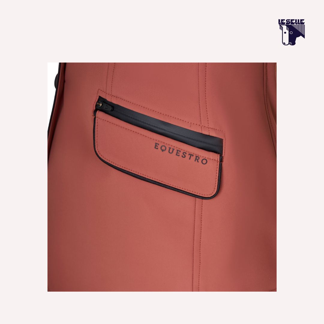 GIACCA EQUESTRO DA CONCORSO TECNOSTRETCH - MATTONE