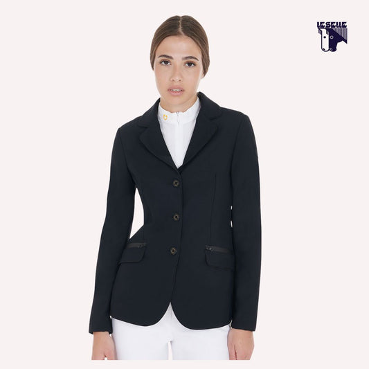 GIACCA EQUESTRO DA CONCORSO TECNOSTRETCH - NERO
