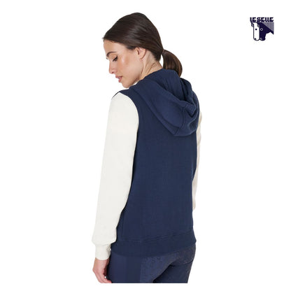 FELPA EQUESTRO BICOLOR - BLU