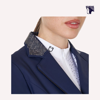 GIACCA EQUESTRO DA CONCORSO STRASS - BLU