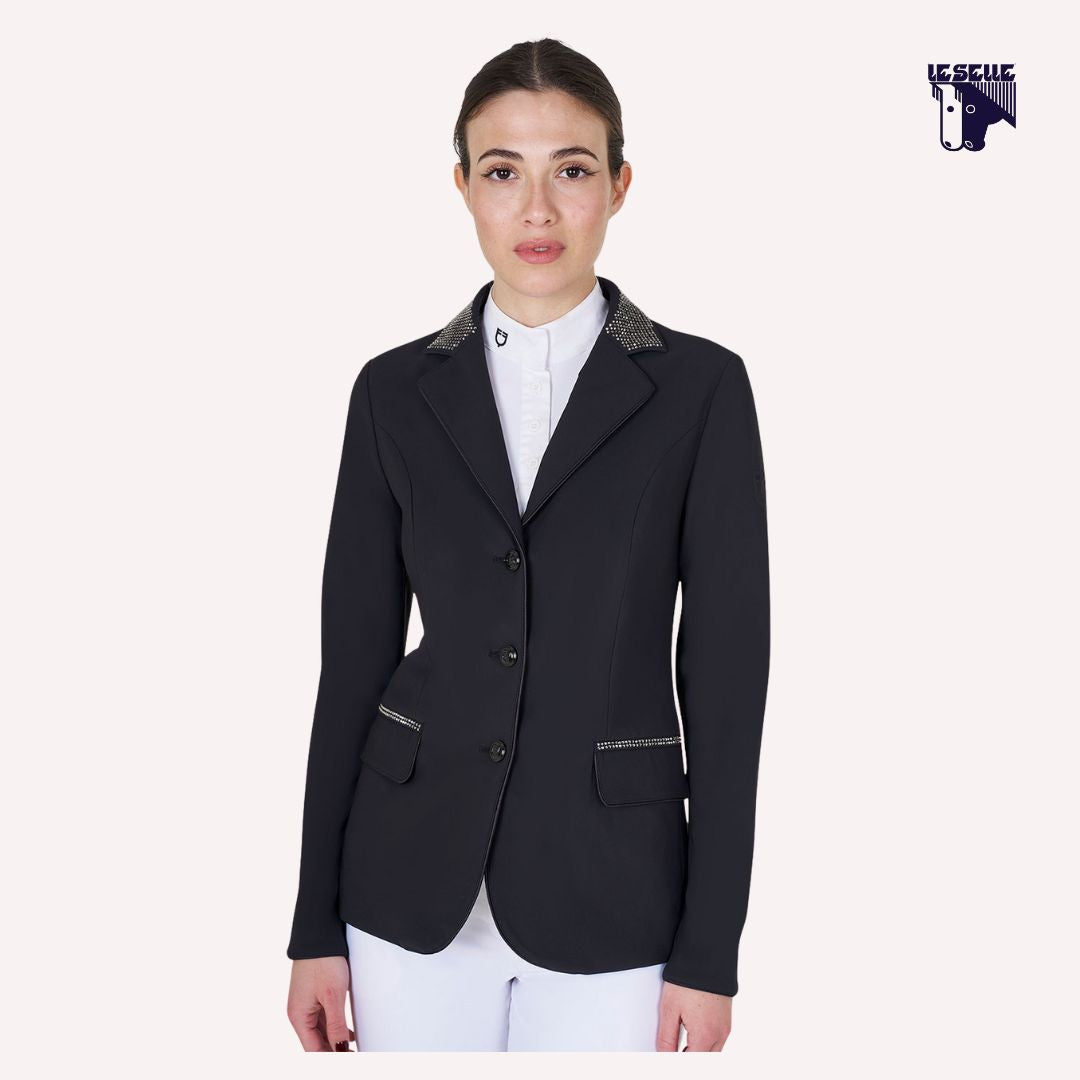 GIACCA EQUESTRO DA CONCORSO STRASS - NERO
