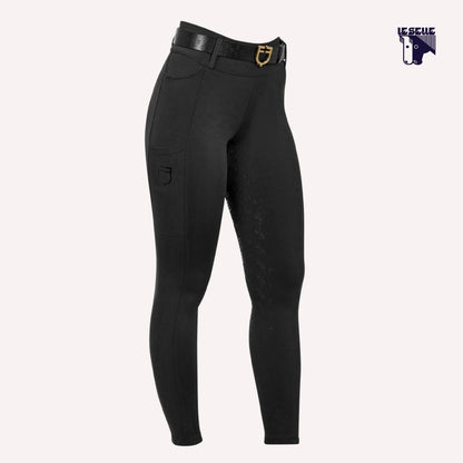 LEGGINGS EQUESTRO HYBRID - NERO