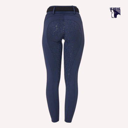 LEGGINGS EQUESTRO HYBRID - BLU