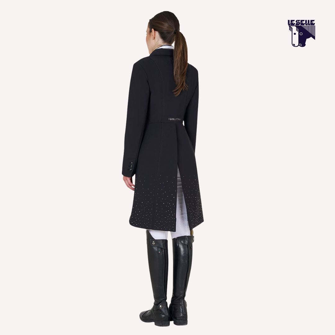 FRAC DONNA EQUESTRO CON STRASS - NERO