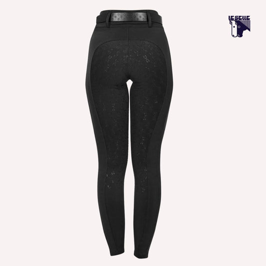 LEGGINGS EQUESTRO HYBRID - NERO
