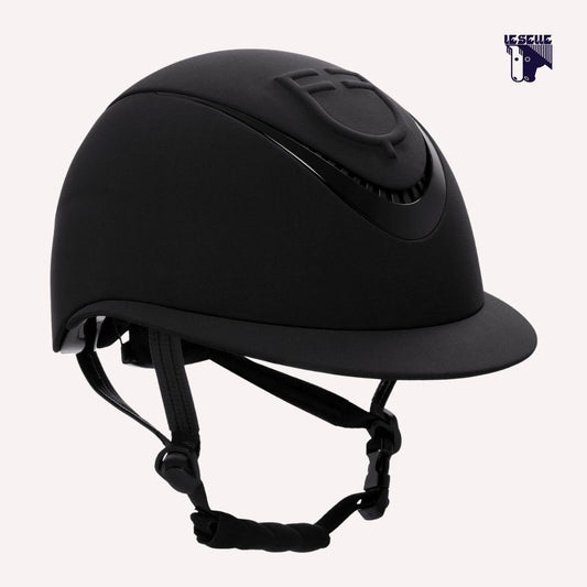 CAP EQUESTRO LOGO EMBOSSED POLO - NERO