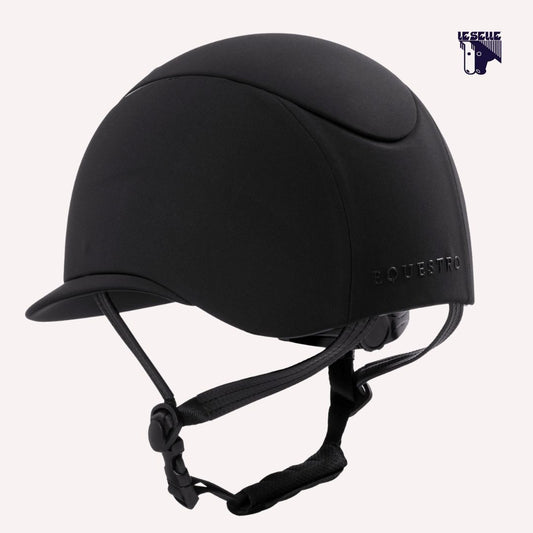 CAP EQUESTRO LOGO EMBOSSED POLO - NERO