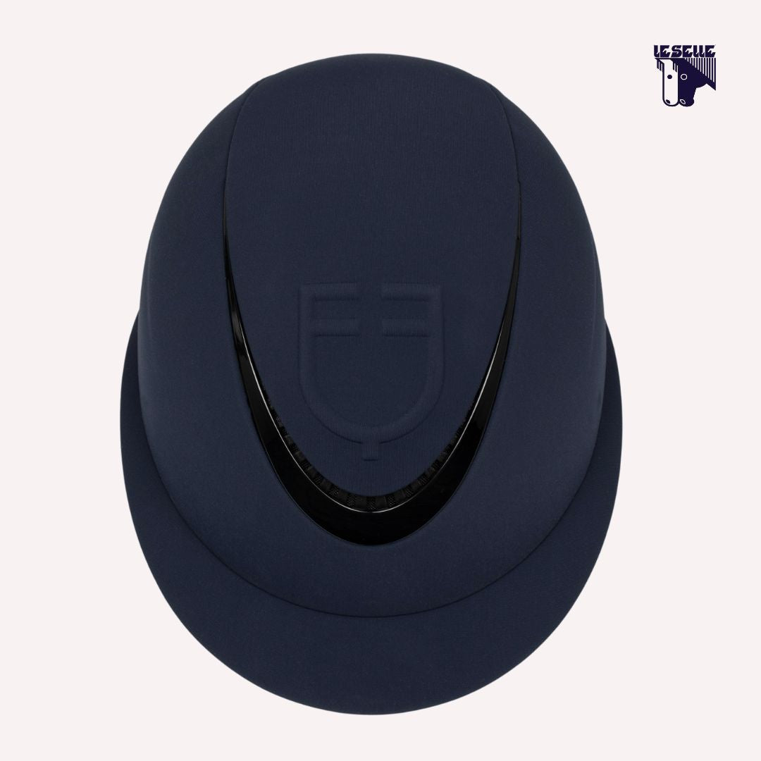 CAP EQUESTRO LOGO EMBOSSED LADY - BLU