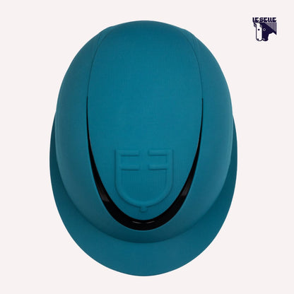 CAP EQUESTRO LOGO EMBOSSED LADY - PETROLIO