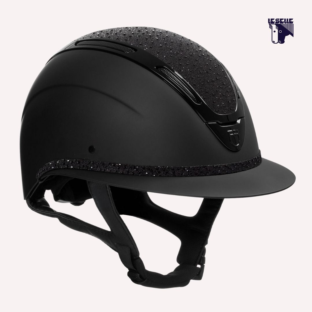 CAP EQUESTRO APOCALYPSE LADY - NERO E CRISTALLI