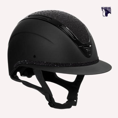 CAP EQUESTRO APOCALYPSE LADY - NERO E CRISTALLI