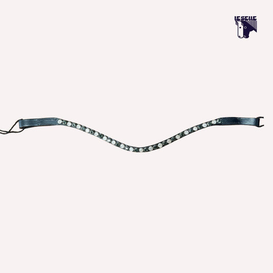 FRONTALINO SILVERLINE TACK - BIANCO/GRIGIO