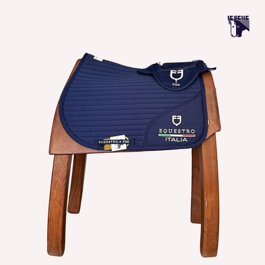 SOTTOSELLA E CUFFIETTA EQUESTRO X FISE - BLU