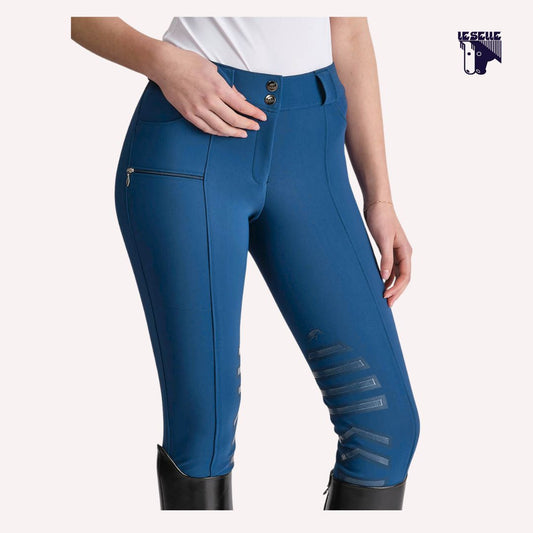 PANTALONI SARM HIPPIQUE GEMMA - OCEAN BLUE