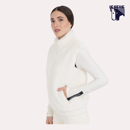 SMANICATO EQUESTRO FAUX FUR - ANTIQUE WHITE