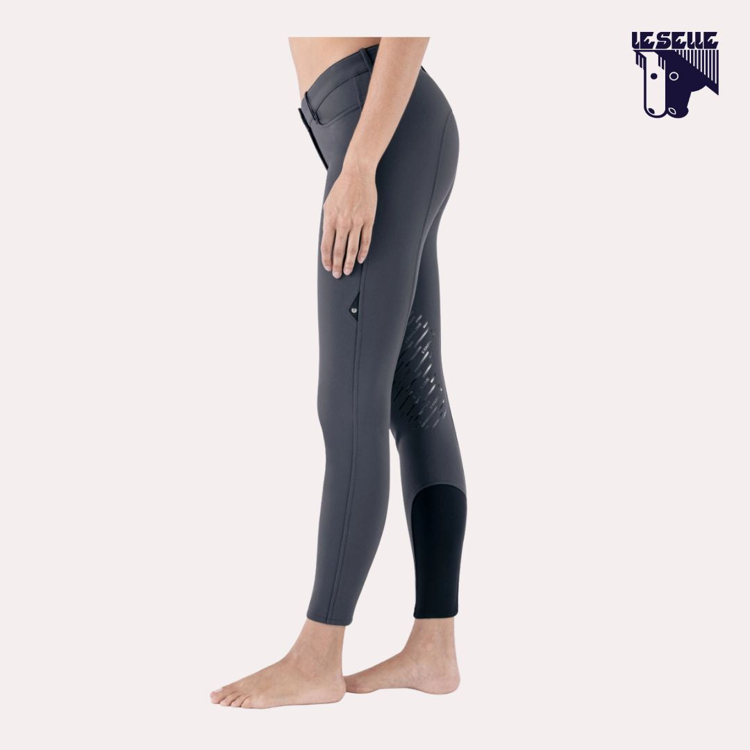PANTALONI CORNEK GRIP AL GINOCCHIO EQUILINE - GRIGIO