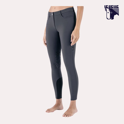 PANTALONI CORNEK GRIP AL GINOCCHIO EQUILINE - GRIGIO