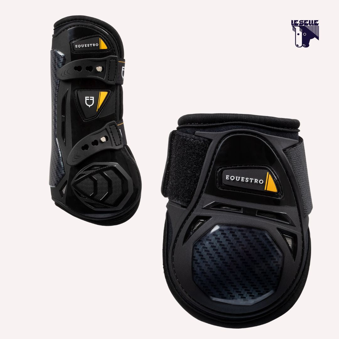 SET PARATENDINI E PARANOCCHE EQUESTRO SPIDER MAN - NERO