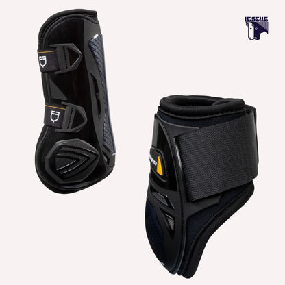 SET PARATENDINI E PARANOCCHE EQUESTRO SPIDER MAN - NERO