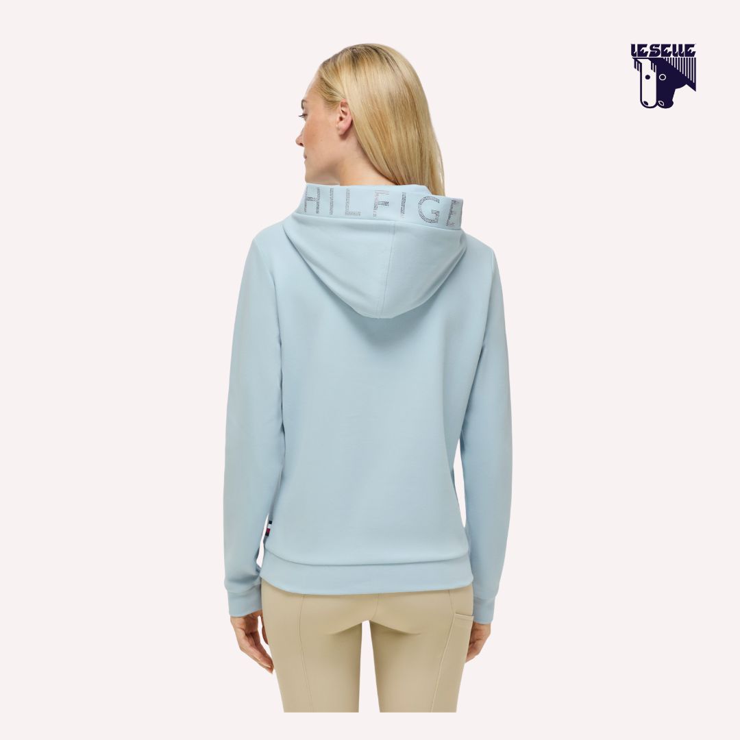 FELPA TOMMY HILFIGER HOLLYWOOD - AZZURRO