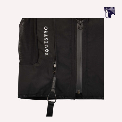 GILET AIRBAG CON PROTEZIONE POSTERIORE LIVELLO 2 EQUESTRO - NERO