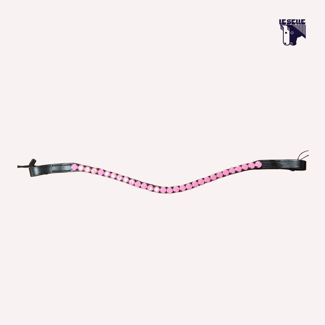FRONTALINO SILVERLINE TACK - ROSA BUBBLE