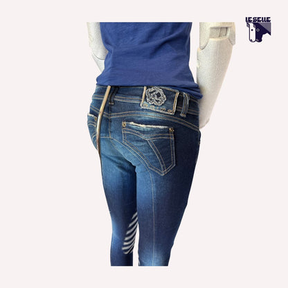 JEANS GRIP AL GINOCCHIO ANIMO - DENIM