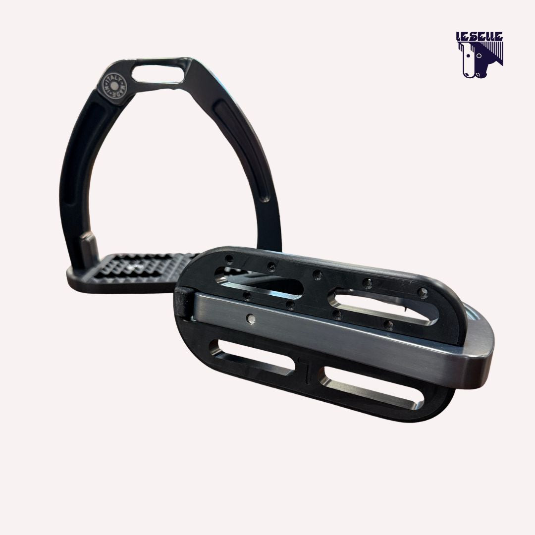 STAFFA DI SICUREZZA EQUIPE - TITANIO/NERO