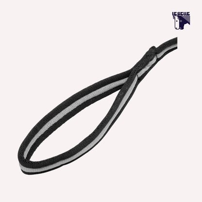 LONGIA IN COTONE IMBOTTITO (8MT) UMBRIA EQUITAZIONE - NERO/GRIGIO