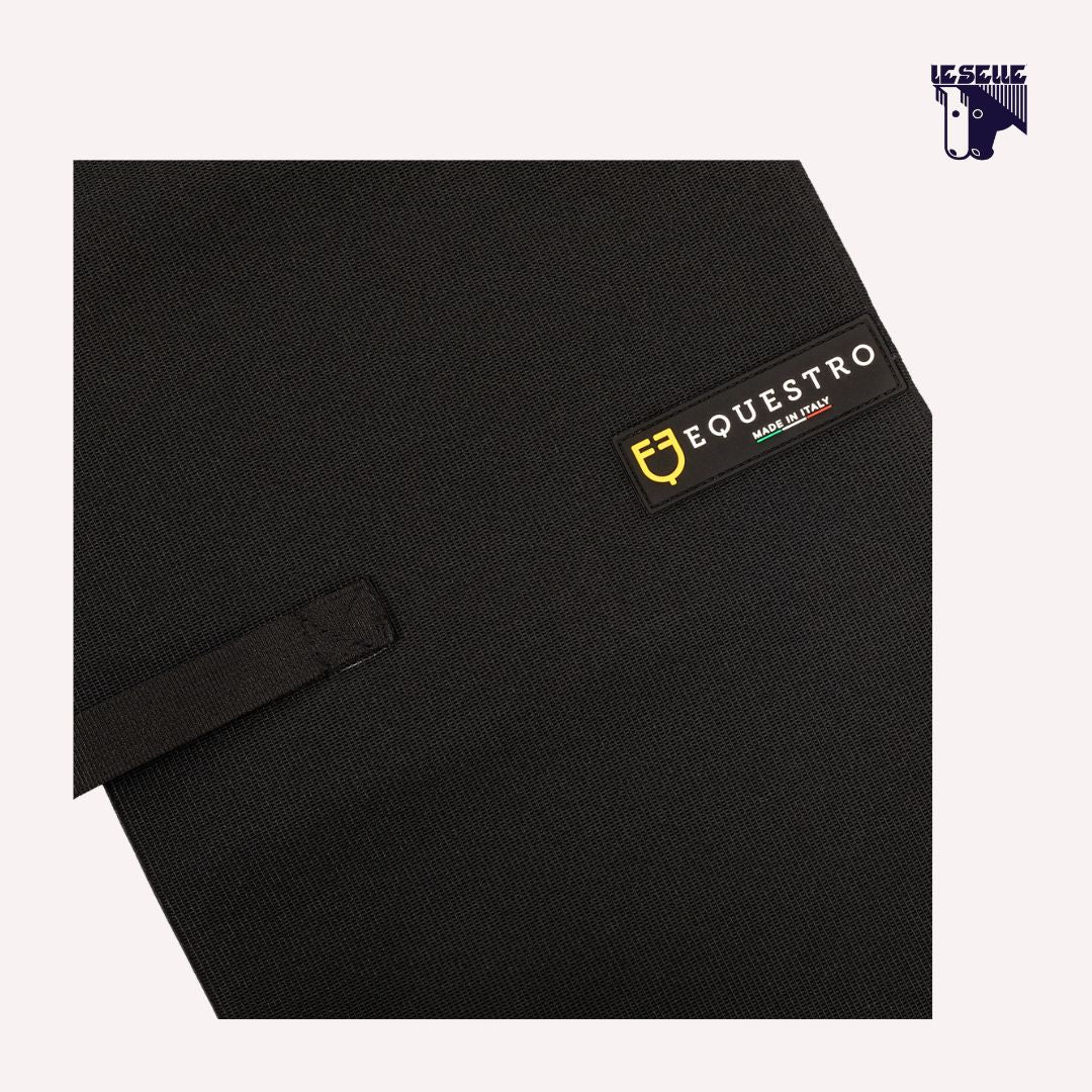 FASCIA DI RISPETTO ELASTICA E TRASPIRANTE EQUESTRO - NERO