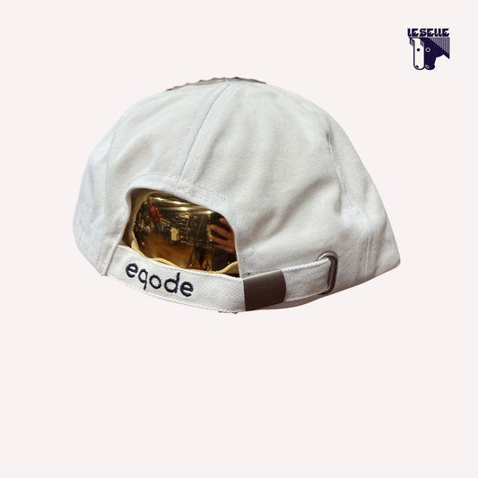 CAPPELLO BASEBALL CON PATCH EQODE - BIANCO