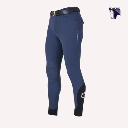 PANTALONI GRIP AL GINOCCHIO EQUESTRO PER FISE - BLU