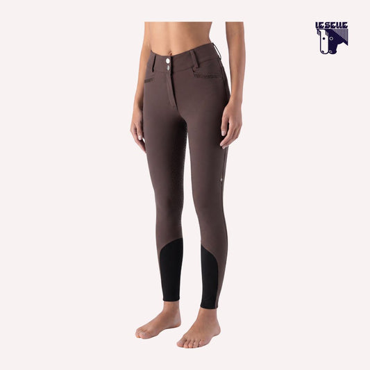 PANTALONI EQUILINE CRYSTALEF - CACAO