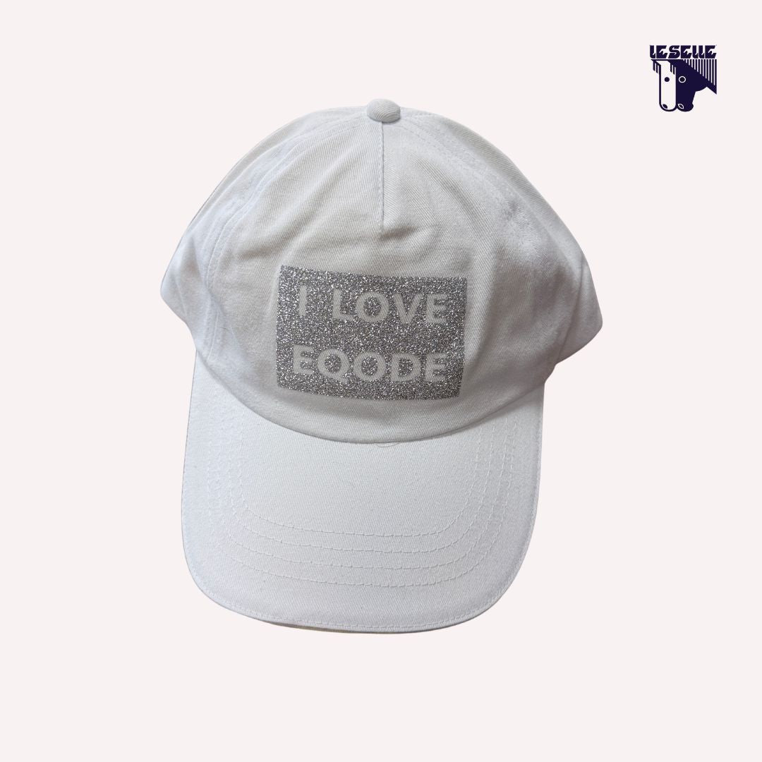 CAPPELLO BASEBALL  CON PATCH EQODE - BIANCO