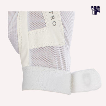 GUANTI UNISEX IN TESSUTO TECNICO EQUESTRO - BIANCO